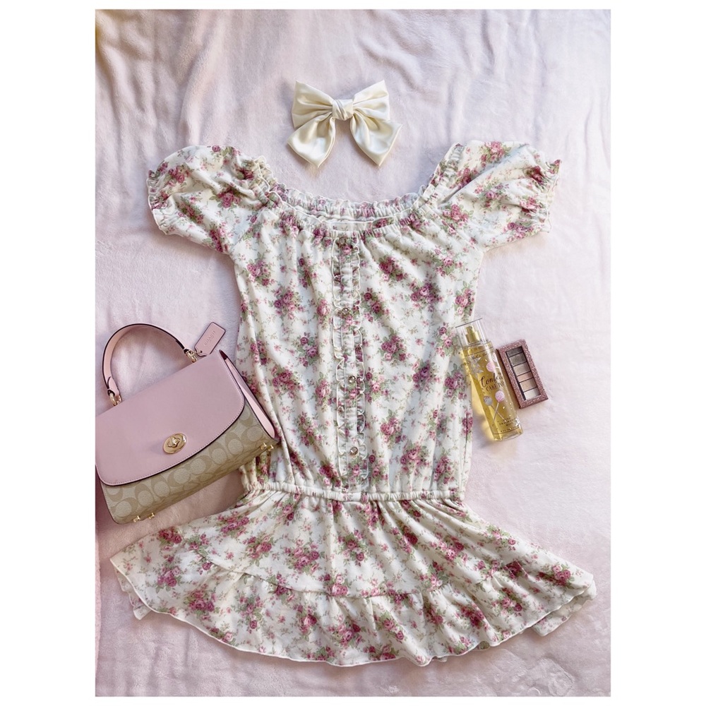 Shabby chic, Liz Lisa floral dress - {rare} 🩰